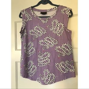Nooworks snake print cap sleeve top size M. Hard to find print/style